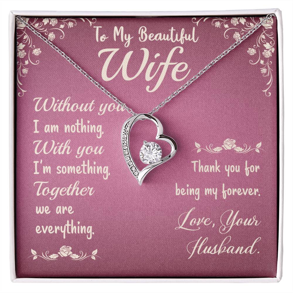 To My WIFE Necklace | For Birthday | For Anniversary Best Gift, Necklace For Wife