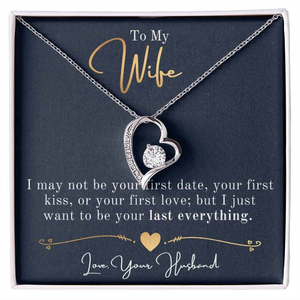 To My Gorgeous Wife Birthday Necklace