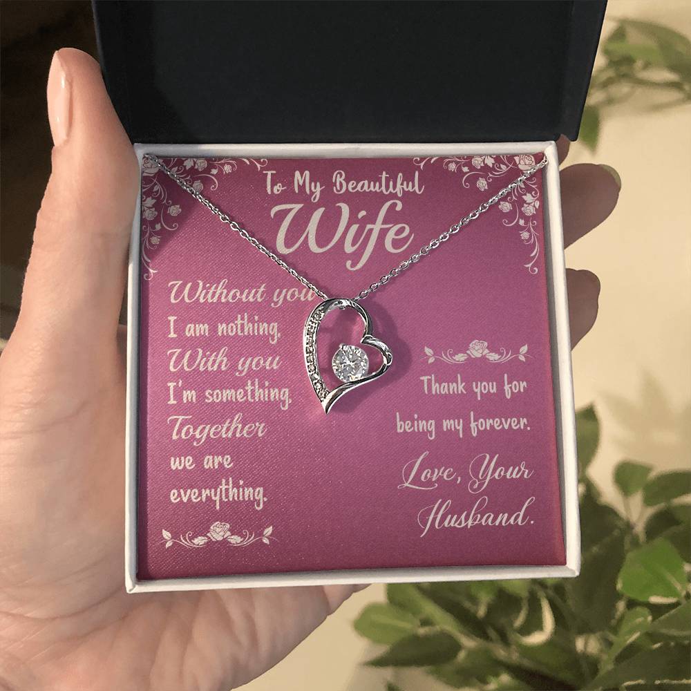 To My WIFE Necklace | For Birthday | For Anniversary Best Gift, Necklace For Wife