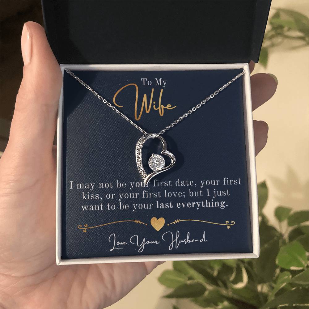 To My Gorgeous Wife Birthday Necklace