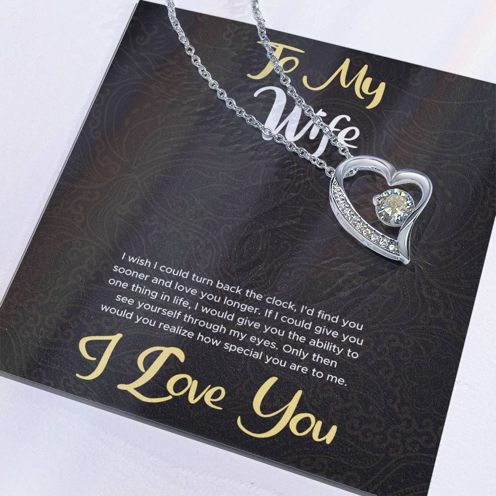 To My Gorgeous Wife Necklace