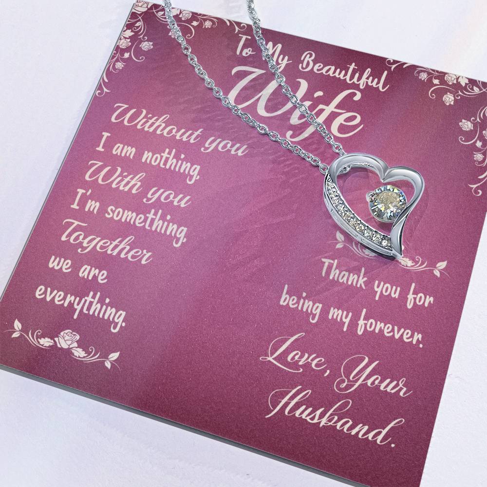 To My WIFE NECKLACE GIFT