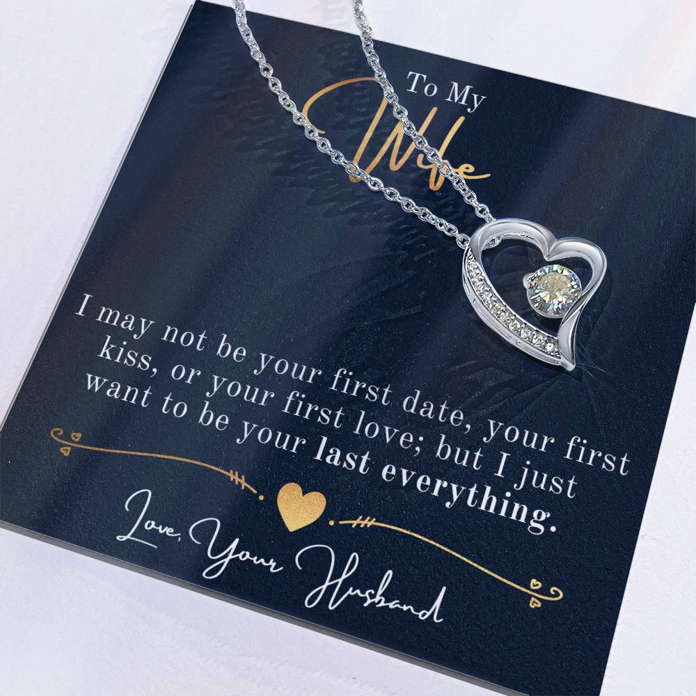 To My Gorgeous Wife Birthday Necklace