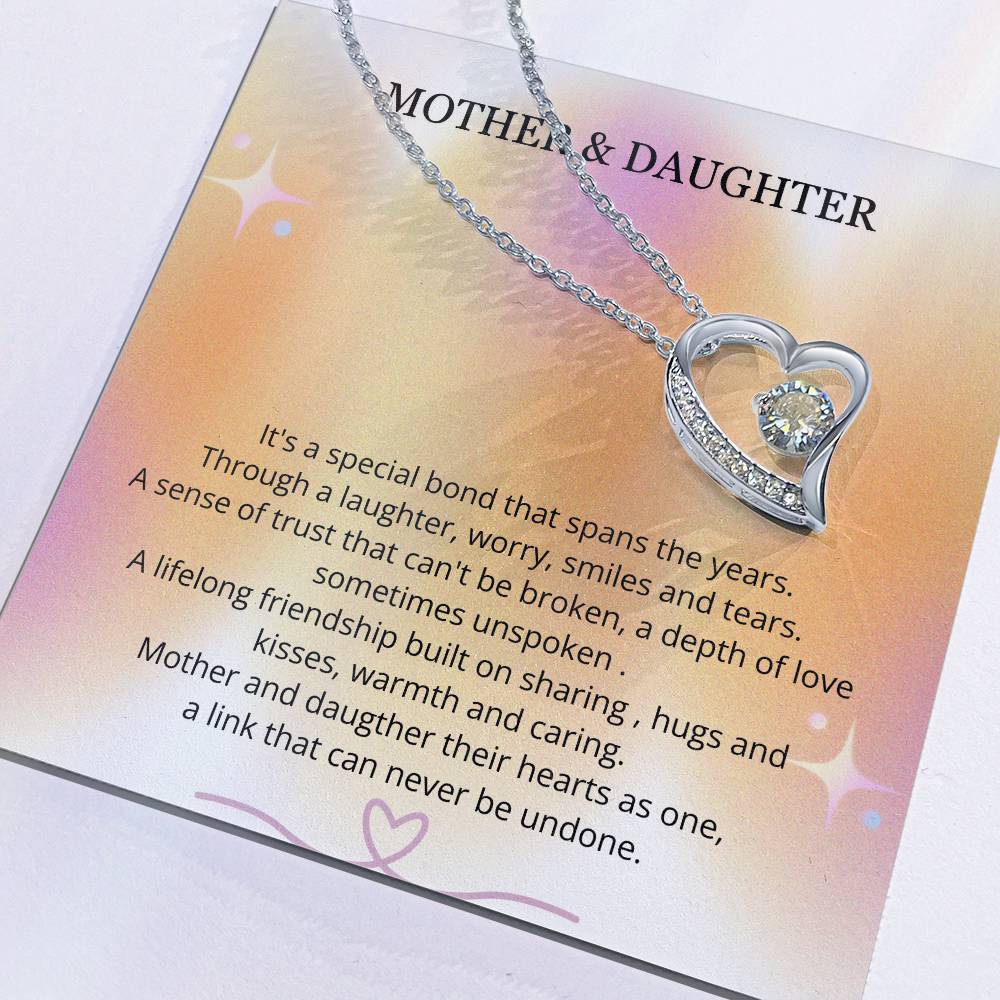 beautiful necklace for mother and daughter