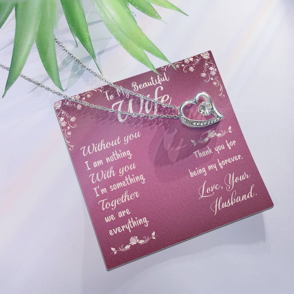 To My WIFE Necklace | For Birthday | For Anniversary Best Gift, Necklace For Wife