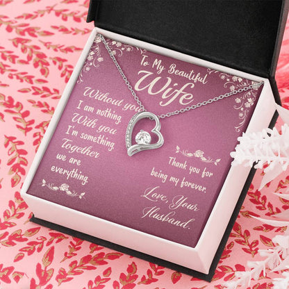 To My WIFE NECKLACE GIFT