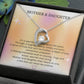 beautiful necklace for mother and daughter