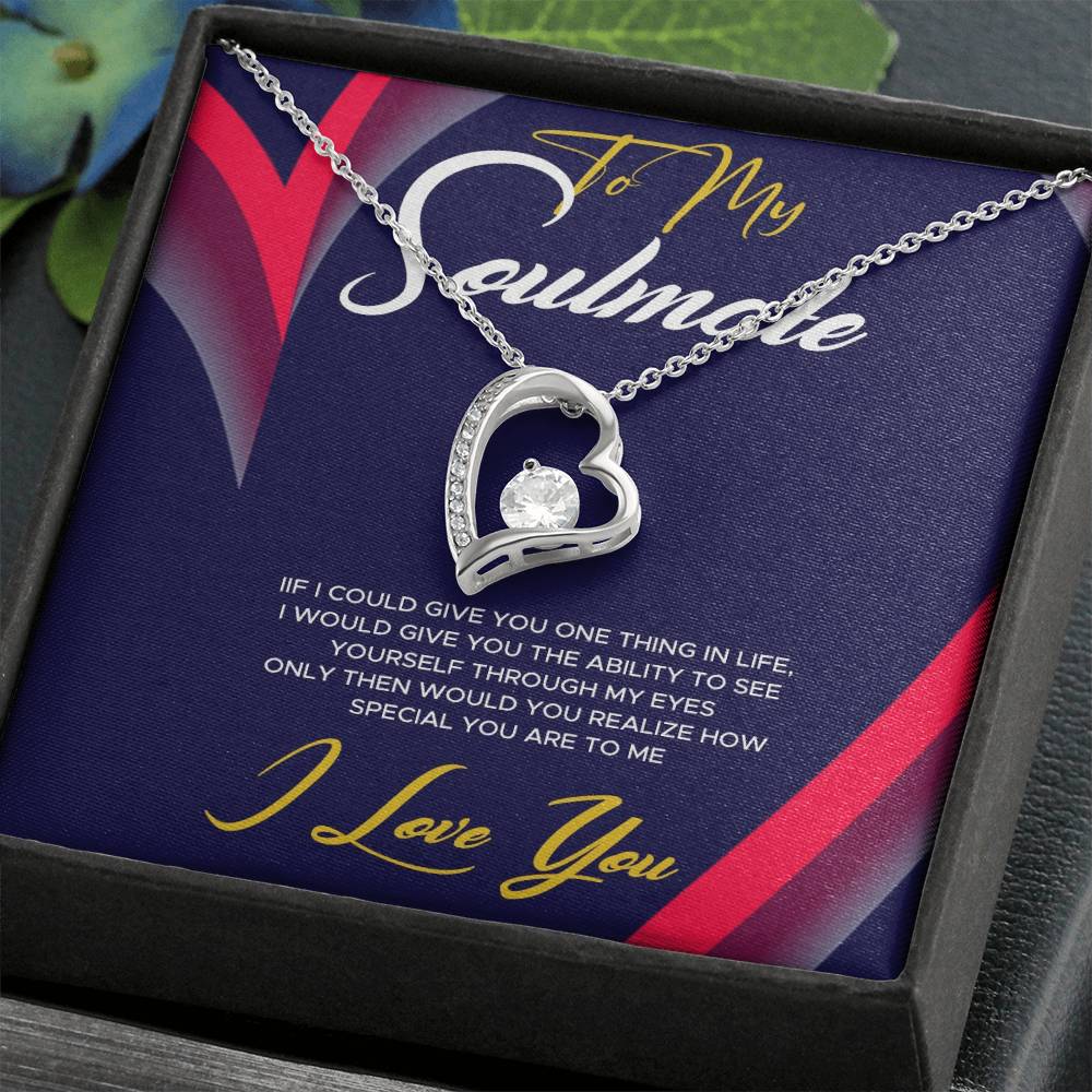 To My WIFE Everlast Forever Love Necklace