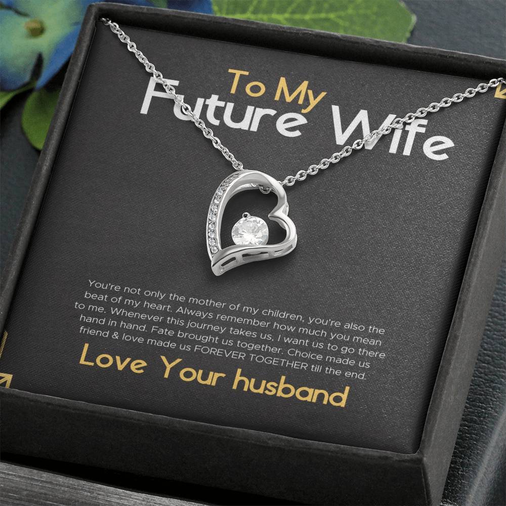 To My Gorgeous Future Wife Gift Necklace for Birthday