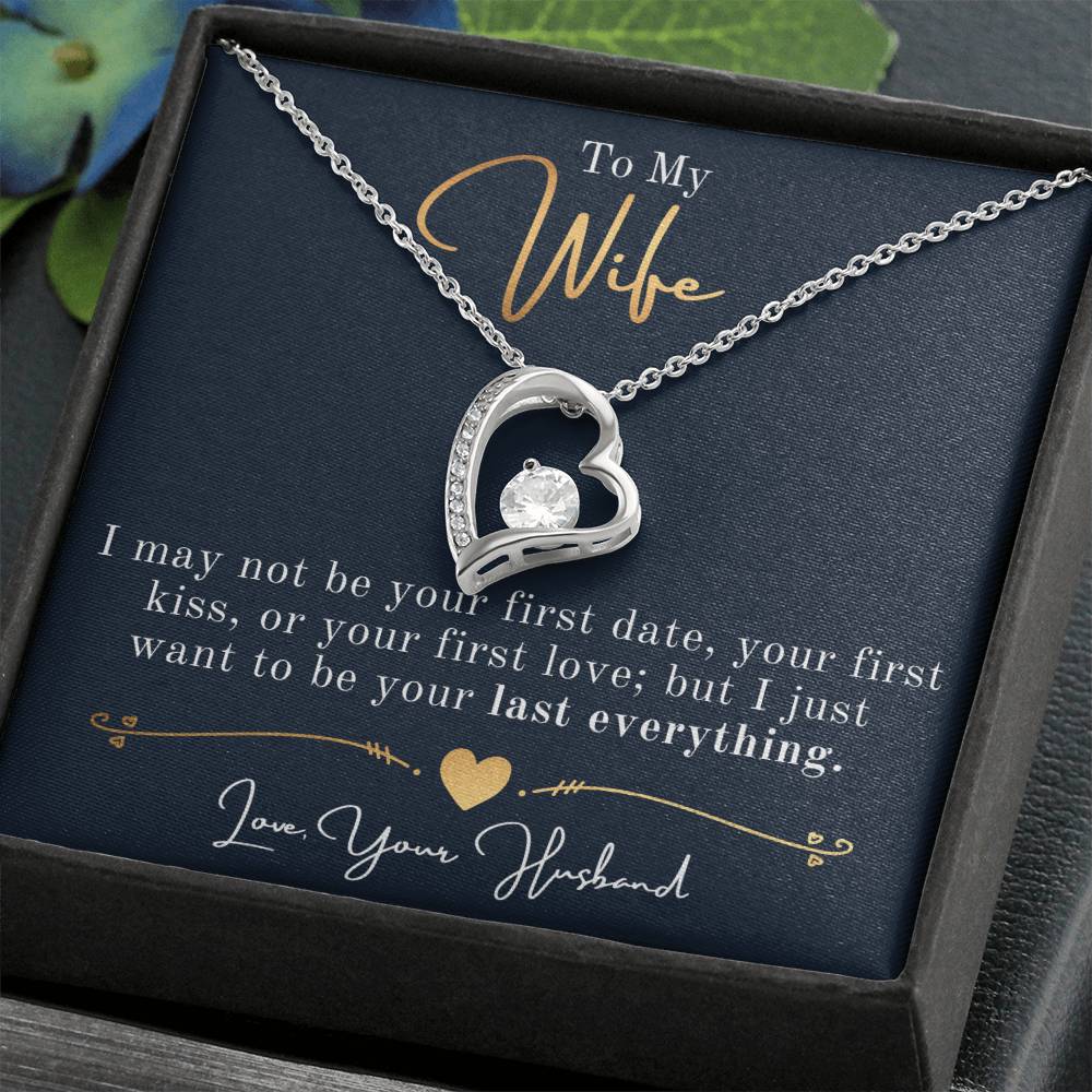 To My Gorgeous Wife Birthday Necklace