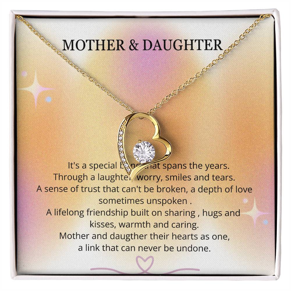 beautiful necklace for mother and daughter