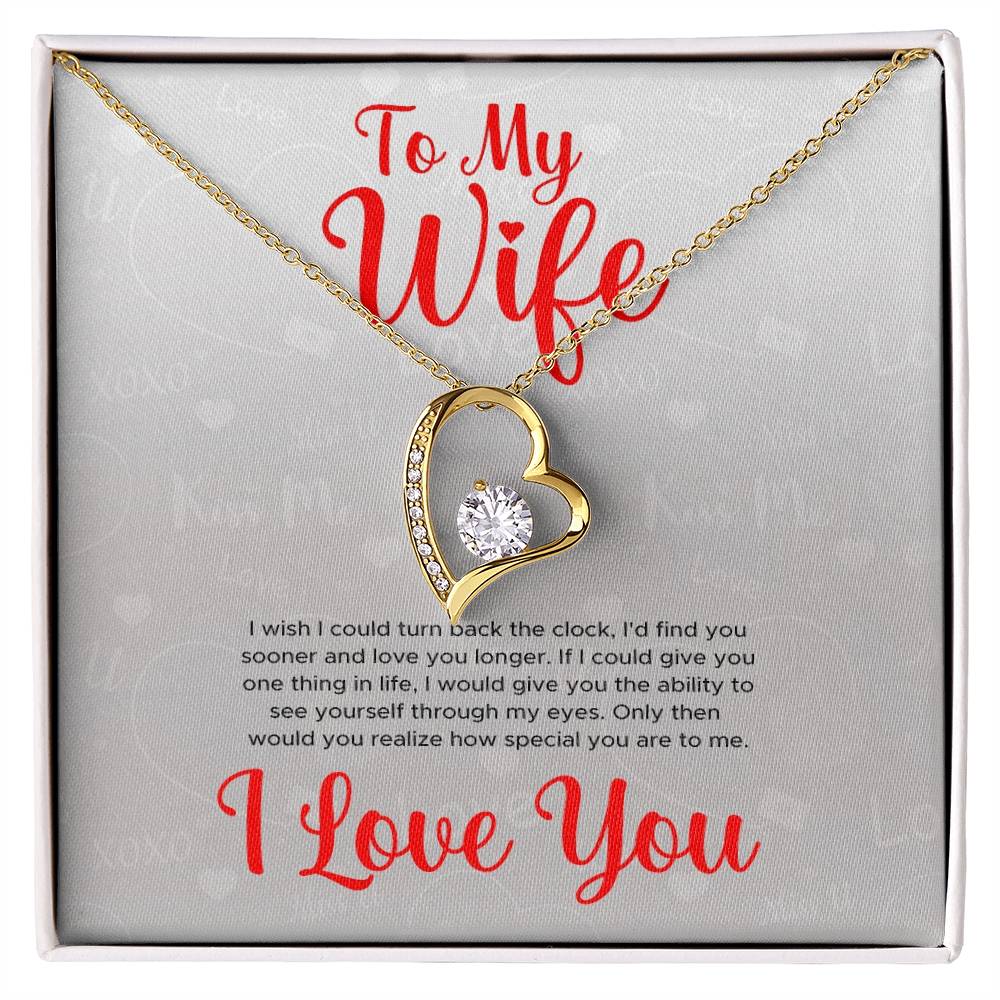 Perfect Beautiful Necklace Gift To My WIFE