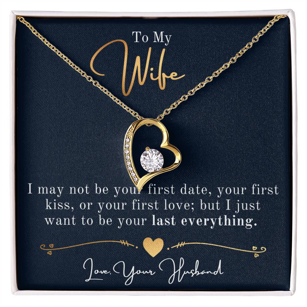 To My Gorgeous Wife Birthday Necklace