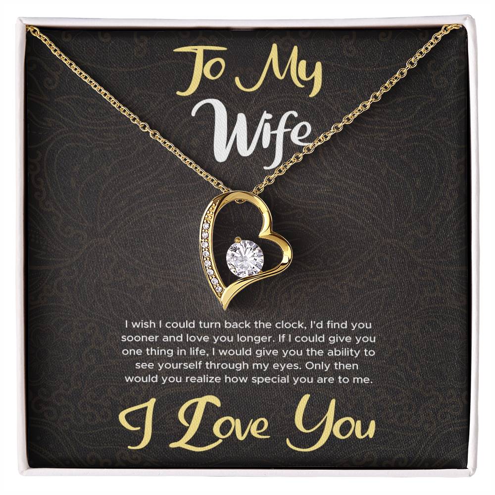 To My Gorgeous Wife Necklace