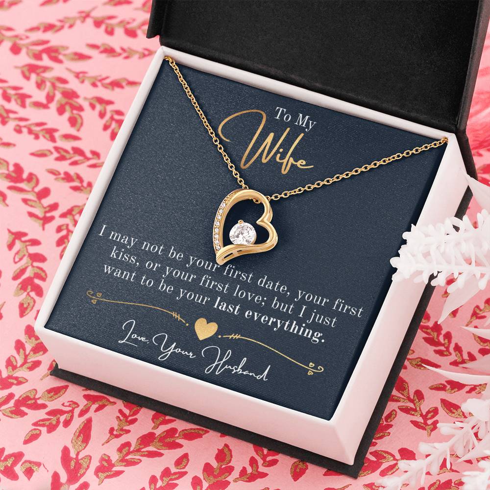 To My Gorgeous Wife Birthday Necklace