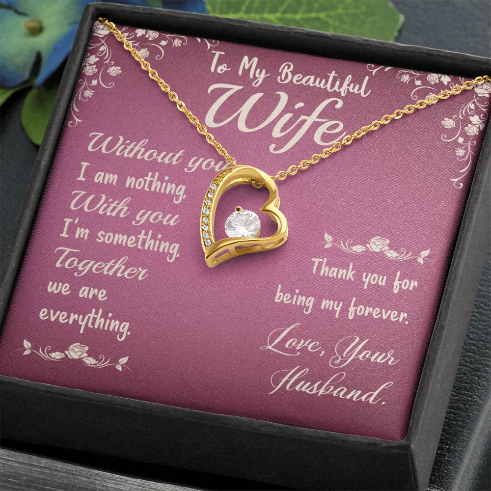 To My WIFE Necklace | For Birthday | For Anniversary Best Gift, Necklace For Wife