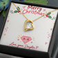 To My Mom from Daughter Christmas Gift – Forever Love Heart Necklace with Crystal
