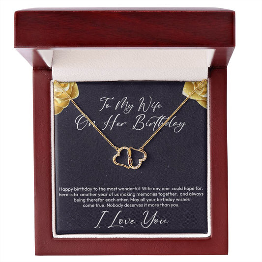 Everlasting Love Necklace - With Message Card for Wife