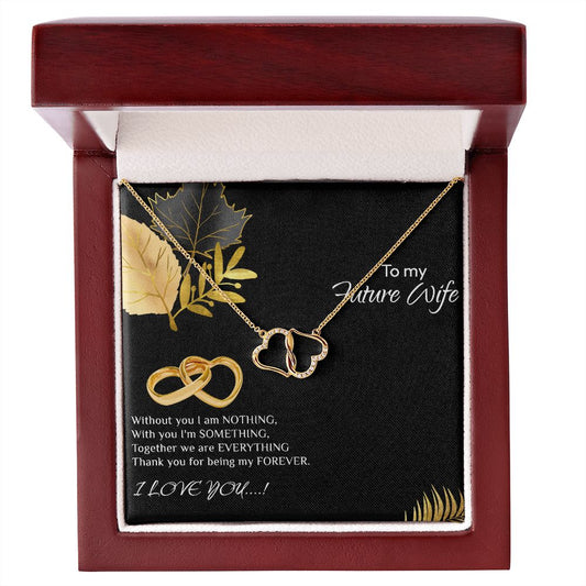 Everlasting Love - (Solid Gold Necklace)