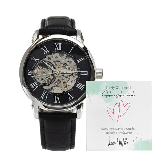Men's Watch with Message card for him