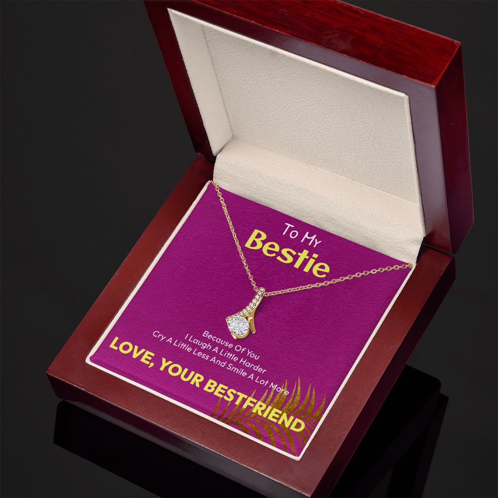 Alluring Beauty Necklace - (Yellow and White Gold Variants)