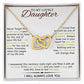 Cherished Necklace for Daughter - Gift of Love - 18K Yellow and White Gold Variants