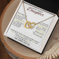Cherished Necklace for Daughter - Gift of Love - 18K Yellow and White Gold Variants