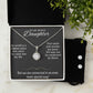 Eternal Love Necklace with Earrings - 14k White Gold