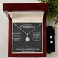 Eternal Love Necklace with Earrings - 14k White Gold
