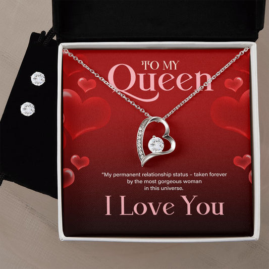 Forever Love Necklace - With message card for her