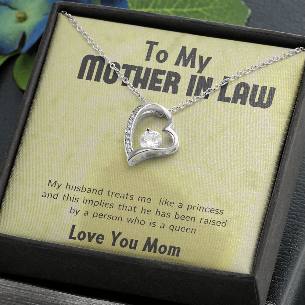 Forever Lover Necklace with solid White/Yellow Gold